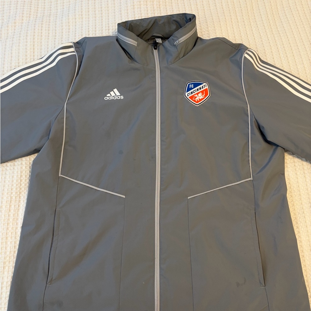 Adidas FC Cincinnati Men's Rain Jacket